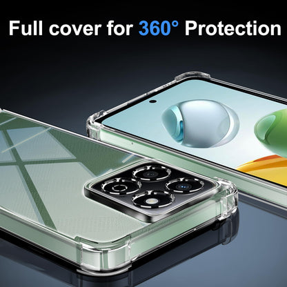 Tentoki Crystal Clear Case for Honor 200 Smart