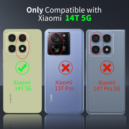 Tentoki Crystal Clear Case for Xiaomi 14t 5G