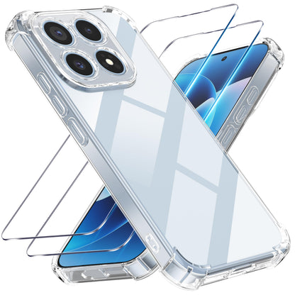 Tentoki Crystal Clear Protection Kit for Xiaomi 17 - Case + 2 HD Glass