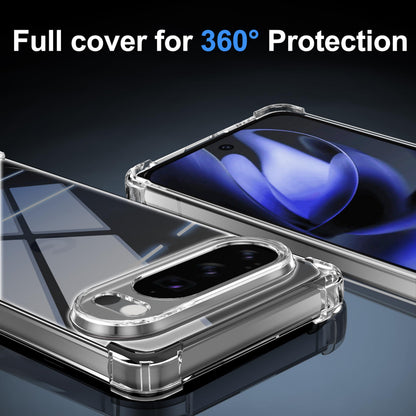 Tentoki Crystal Clear Case for Google Pixel 10 / 10 Pro