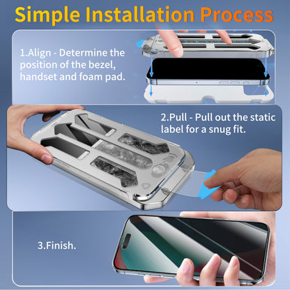 Tentoki Flash Fit Pro Privacy Glass for iPhone 17 Air - 2 Pack