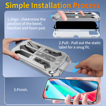 Tentoki Flash Fit Pro HD Clear Glass for iPhone 17 Air - 2 Pack