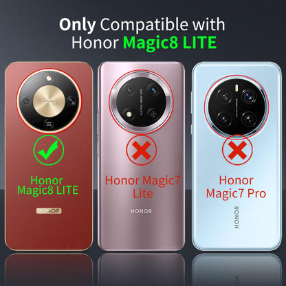 Tentoki Crystal Clear Case for Honor Magic 8 Lite