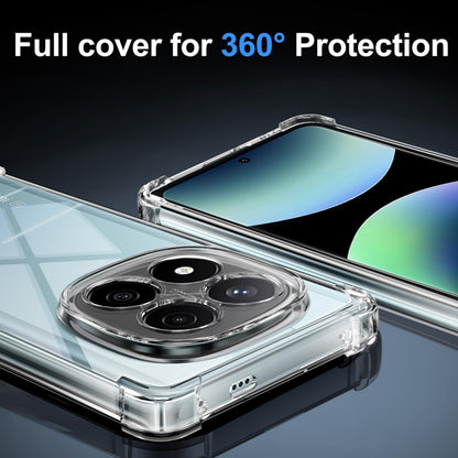 Tentoki Crystal Clear Case for Xiaomi Redmi Note 14 Pro Plus 5G
