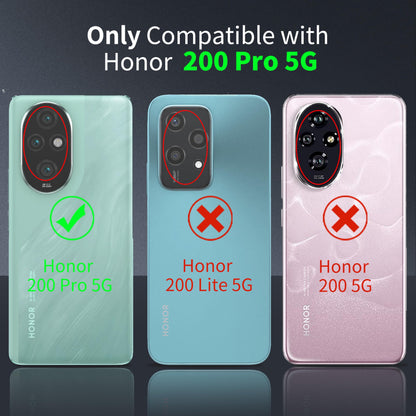 Tentoki Crystal Clear Case for Honor 200 Pro 5G