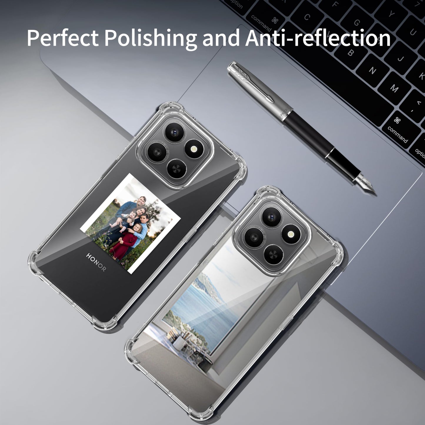 Tentoki Crystal Clear Case for Honor 400 Smart
