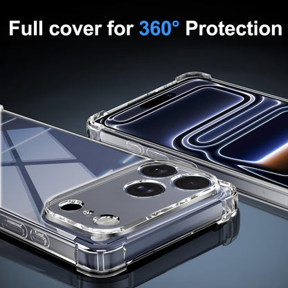 Tentoki Crystal Clear Case for iPhone 17 Pro Max