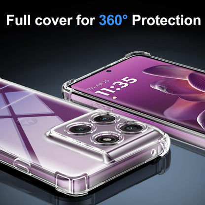 Tentoki Crystal Clear Case for Motorola Edge 60 Pro