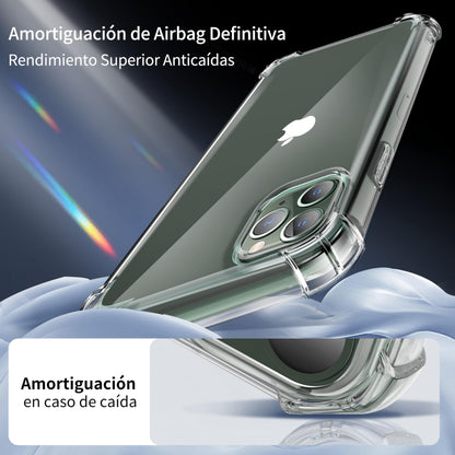 Tentoki Crystal Clear Protection Kit for iPhone 11 Pro - Case + 2 HD Glass