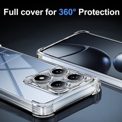 Tentoki Crystal Clear Case for Xiaomi 14t Pro 5G