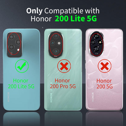 Tentoki Crystal Clear Case for Honor 200 Lite 5G