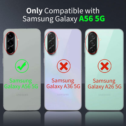 Tentoki Crystal Clear Case for Samsung Galaxy A56 5G