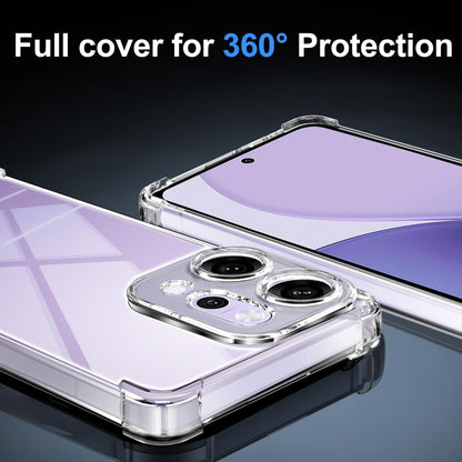 Tentoki Crystal Clear Case for Oppo Reno 14 Pro