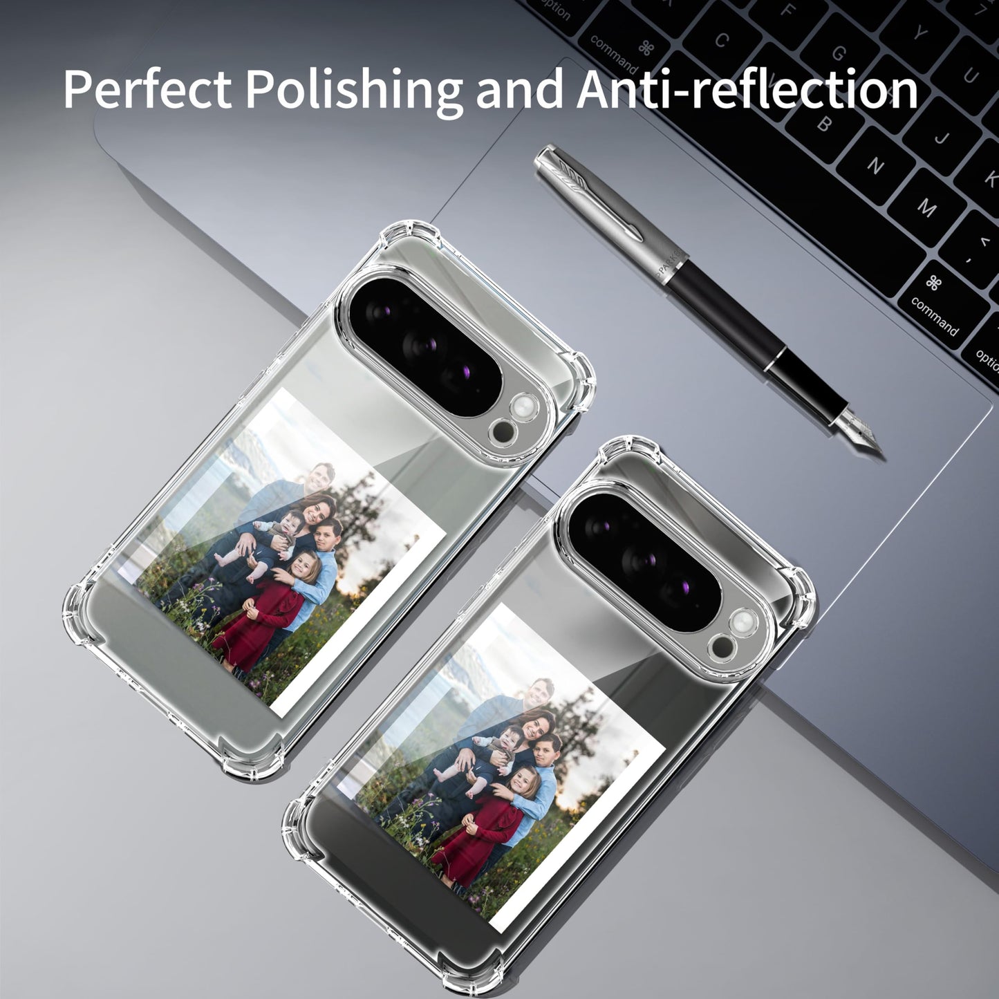 Tentoki Crystal Clear Protection Kit for Google Pixel 10 Pro XL - Case + 2 HD Glass
