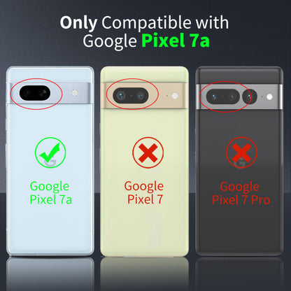 Tentoki Crystal Clear Case for Google Pixel 7a