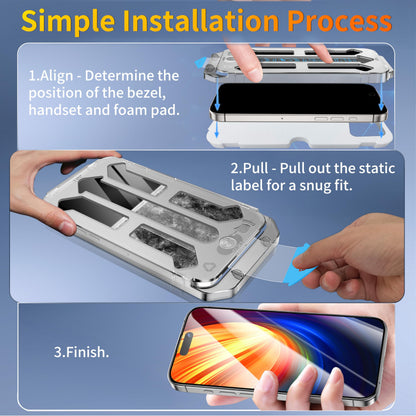 Tentoki Flash Fit Pro HD Clear Glass for iPhone 14 Pro - 2 Pack