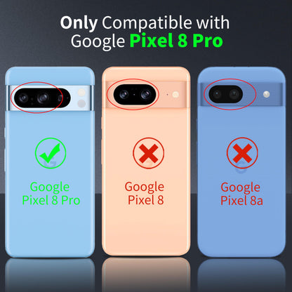 Tentoki Crystal Clear Case for Google Pixel 8 Pro