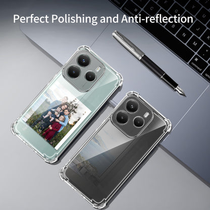 Tentoki Crystal Clear Protection Kit for Xiaomi Redmi Note 14 5G-162,4 mm* 75,7 mm* 7,99 mm， 190 g - Case + 2 HD Glass