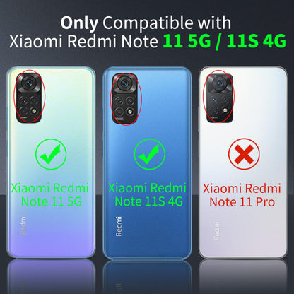 Tentoki Crystal Clear Case for Xiaomi Redmi Note 11 4G / Redmi Note 11S 4G