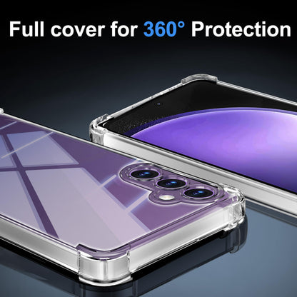 Tentoki Crystal Clear Case for Samsung Galaxy S23 FE 5G