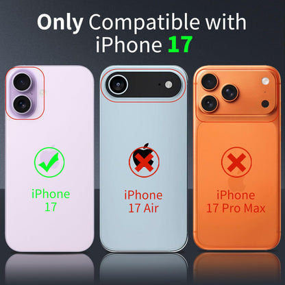 Tentoki Crystal Clear Case for iPhone 17