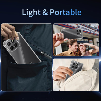 Tentoki Crystal Clear Case for Honor 400 Smart