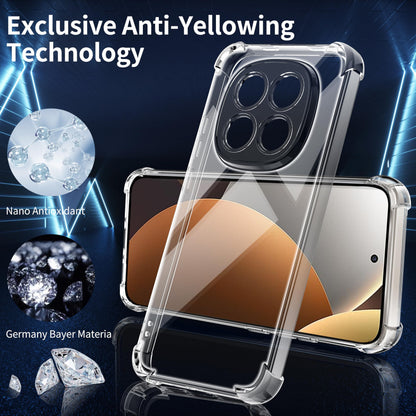 Tentoki Crystal Clear Case for Xiaomi Redmi Note 15 Pro 5G