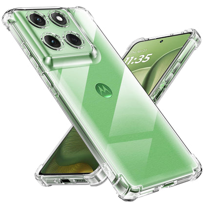 Tentoki Crystal Clear Case for Motorola Edge 60 / 60 Fusion