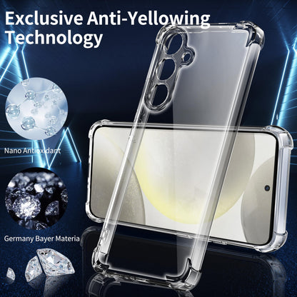 Tentoki Crystal Clear Case for Samsung Galaxy S24 5G