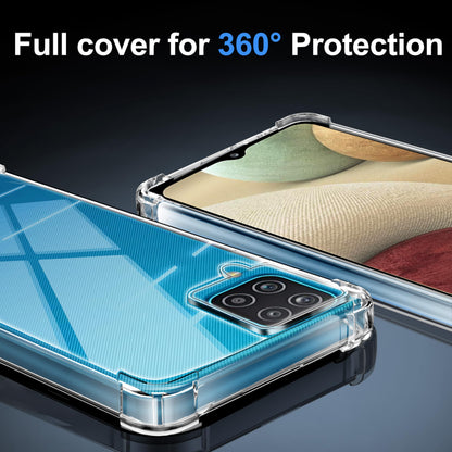 Tentoki Crystal Clear Case for Samsung Galaxy A12-5G / M12