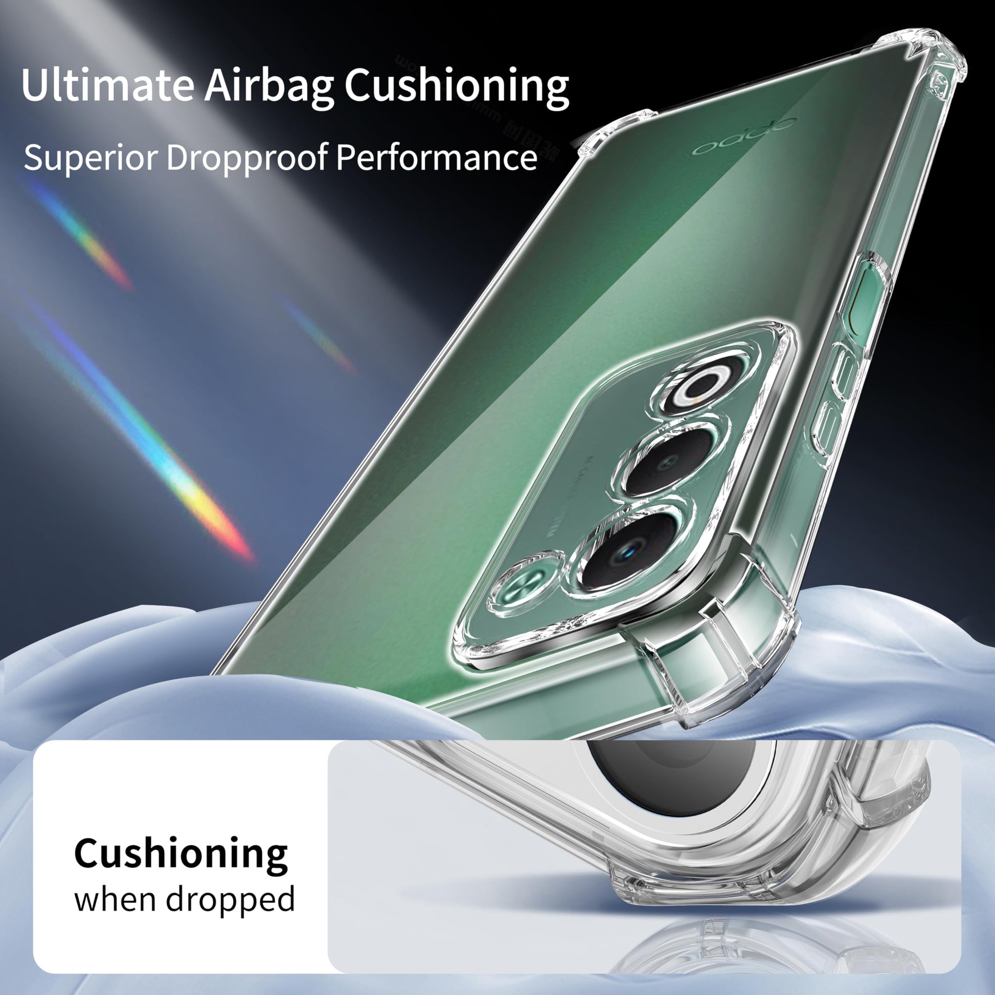 Tentoki Crystal Clear Case for Oppo A5
