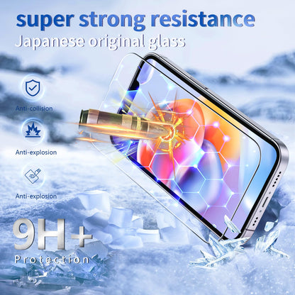 Tentoki Flash Fit Classic Anti-Blue Light Glass for iPhone 13 / 13 Pro / 14 - 2 Pack