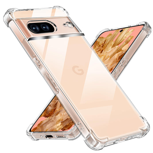 Tentoki Crystal Clear Case for Google Pixel 8