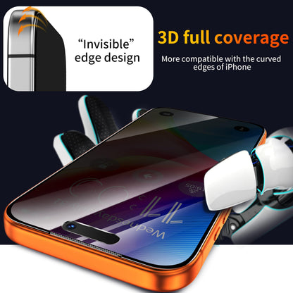 Tentoki Flash Fit Classic Privacy Glass for iPhone 17 Pro Max - 2 Pack
