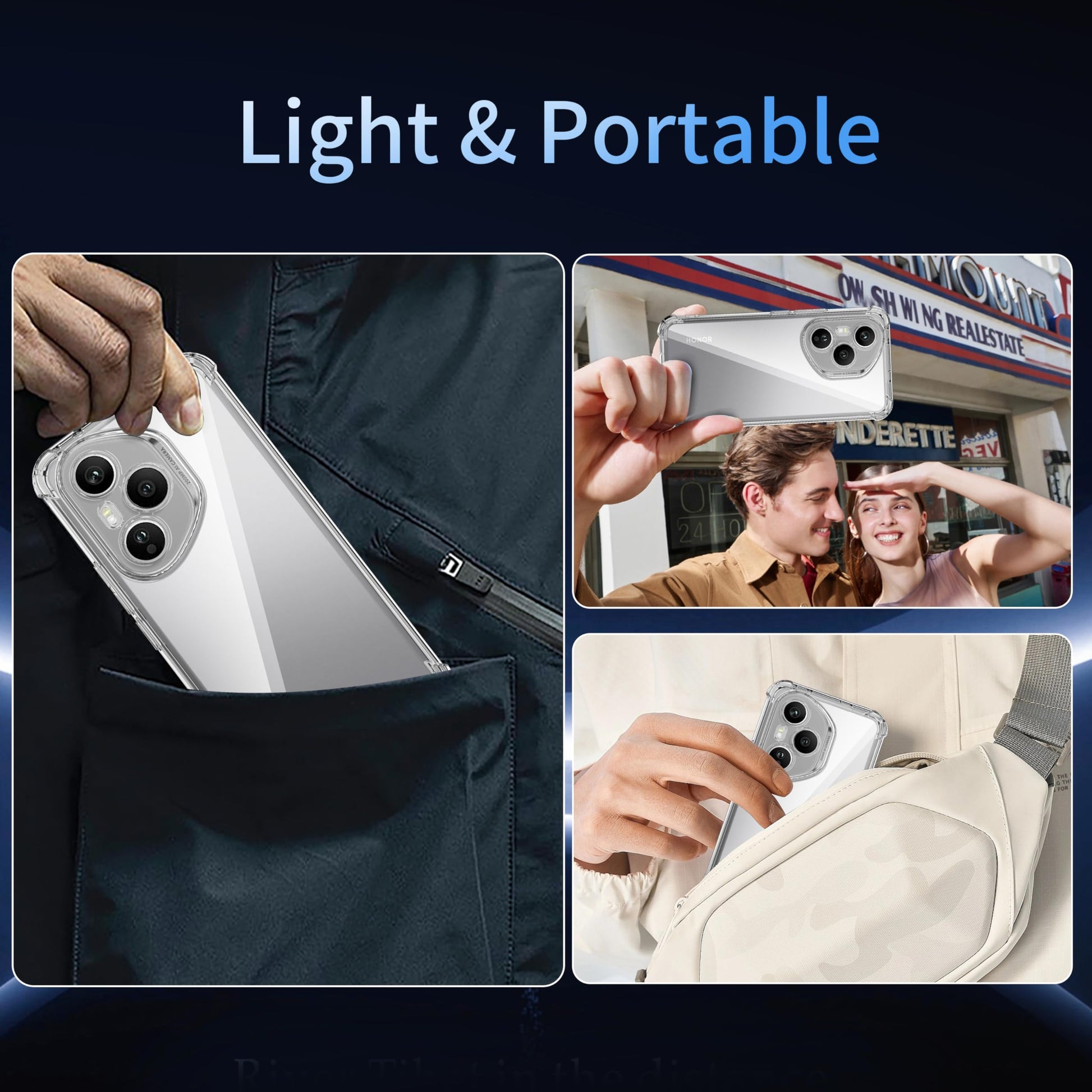 Tentoki Crystal Clear Case for Honor 400 Pro 国外版
