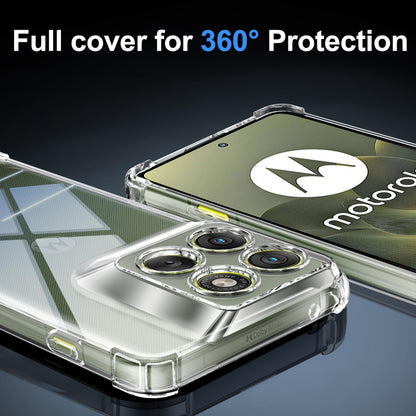 Tentoki Crystal Clear Case for Motorola Edge 70
