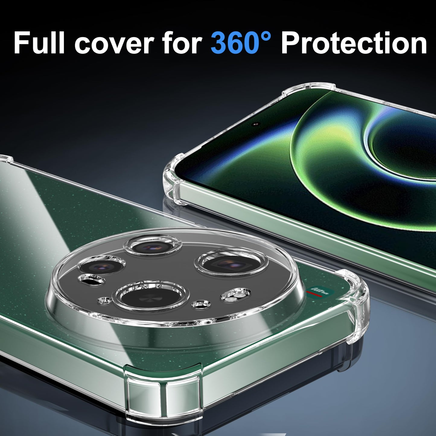 Tentoki Crystal Clear Case for Xiaomi 17 Ultra