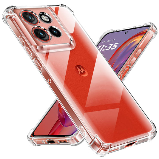 Tentoki Crystal Clear Case for Motorola Edge 50 Neo / Edge 60 Neo