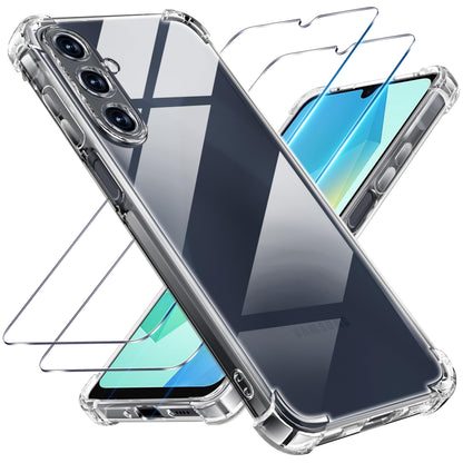 Tentoki Crystal Clear Protection Kit for Samsung Galaxy A16 5G - Case + 2 HD Glass