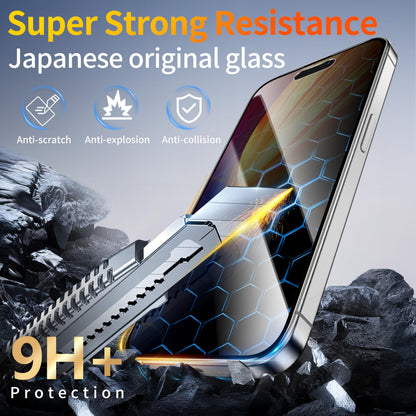 Tentoki Flash Fit Pro Privacy Glass for iPhone 14 Pro - 2 Pack
