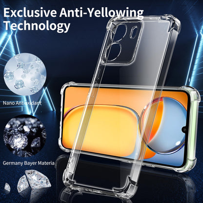 Tentoki Crystal Clear Case for Xiaomi Redmi 13C / Poco C65