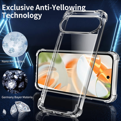 Tentoki Crystal Clear Case for Google Pixel 9 / 9 Pro