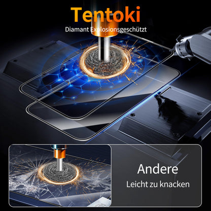 Tentoki Flash Fit Classic HD Clear Glass for iPhone 14 Pro - 2 Pack