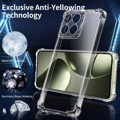Tentoki Crystal Clear Case for Xiaomi 14t 5G