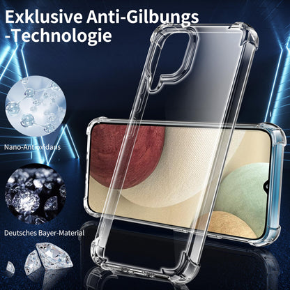 Tentoki Crystal Clear Case for Samsung Galaxy A12-5G / M12