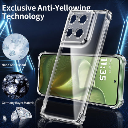 Tentoki Crystal Clear Case for Motorola Edge 60 / 60 Fusion