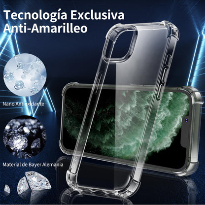 Tentoki Crystal Clear Protection Kit for iPhone 11 Pro - Case + 2 HD Glass