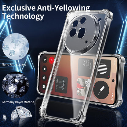 Tentoki Crystal Clear Case for Nothing Phone 3A Pro