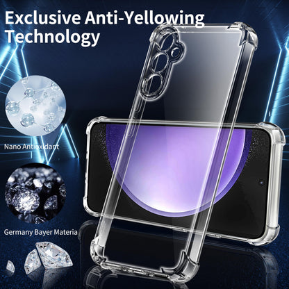 Tentoki Crystal Clear Case for Samsung Galaxy S23 FE 5G
