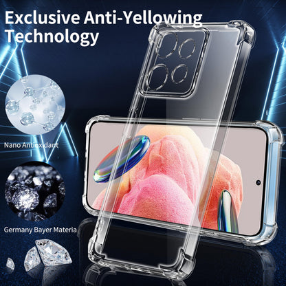 Tentoki Crystal Clear Case for Xiaomi Redmi Note 12 4G